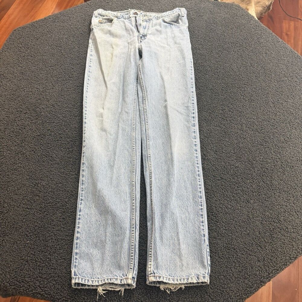 Vintage Levi's 505 Jeans Mens 34x36 (34x35) Light Wash Straight Leg
